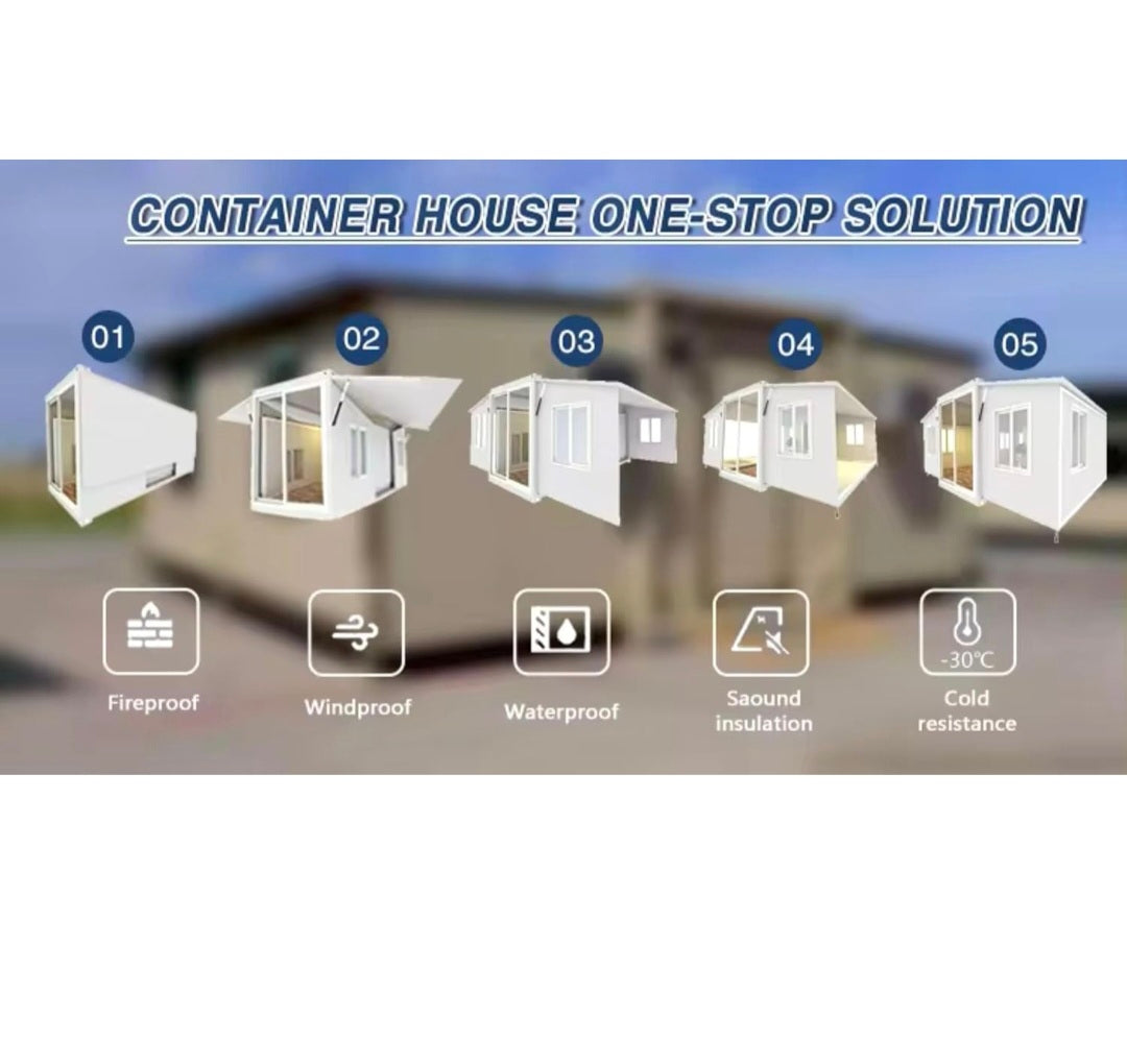 20 & 40ft High Durability Portable and expandable Movable Container House